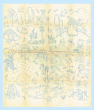 1950s Vintage Vogart Embroidery Transfer 278 Uncut On the Farm Motifs for Kids