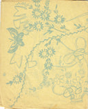 1950s Vintage Vogart Embroidery Transfer 179 Uncut Garden Gal Pillowcases