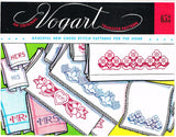 1950s Vintage Vogart Embroidery Transfer 653 Classic Cross Stitch Pillowcases