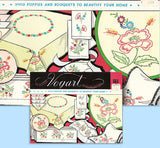 1950s Vintage Vogart Embroidery Transfer 664 Uncut Poppy Motifs So Many Poppies