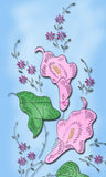 1950s Calla Lilies Pansies Pillowcases Uncut Vogart Embroidery Transfer 674