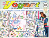 1960s Vintage Vogart Embroidery Transfer 691 Uncut Sunbonnet Sue DOW Tea Towels