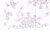 1960s Vintage Vogart Embroidery Transfer 701 Uncut Deer & Butterfly Pillowcases