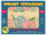 1950s Vintage Vogart Textilprint Color No Sew Transfer 480 Uncut Morning Glory