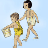 Vogue 2547: 1940s Toddler Boys Shirt & Shorts Sz 2 Vintage Sewing Pattern