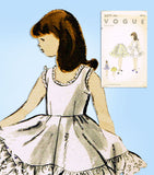 Vogue 2677: 1950s Uncut Girls Petticoat & Slip Sz 12 Vintage Sewing Pattern - Vintage4me2