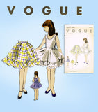 Vogue 2677: 1950s Uncut Girls Petticoat & Slip Sz 12 Vintage Sewing Pattern - Vintage4me2