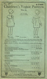 Vogue 2811: 1920s Rare Sweet Toddler Girls Dress Size 4 Vintage Sewing Pattern