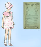 Vogue 2811: 1920s Rare Sweet Toddler Girls Dress Size 4 Vintage Sewing Pattern