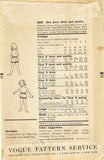 1950s Vintage Vogue Sewing Pattern 2829 Cute Toddler Girls Smocked Dress Sz 4
