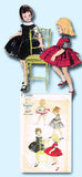 1950s Vintage Vogue Sewing Pattern 2880 Cute Toddler Girls Dress & Jumper Size 4 - Vintage4me2
