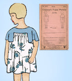 Vogue 2919: 1920s Rare Sweet Toddler Girls Dress Size 4 Vintage Sewing Pattern