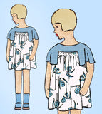 Vogue 2919: 1920s Rare Sweet Toddler Girls Dress Size 4 Vintage Sewing Pattern