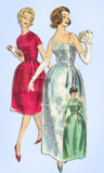1960s Orig Vintage Vogue Special Design Pattern 4175 Misses Cocktail Dress 38 B