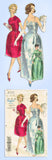 1960s Orig Vintage Vogue Special Design Pattern 4175 Misses Cocktail Dress 38 B