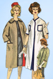 1960s Original Vintage Vogue Pattern 5030 Uncut Misses Easy Reversible Coat 31 B - Vintage4me2
