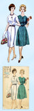 1960s Original Vintage Vogue Pattern 5128 Ladies Plus Size Day Dress Size 41 B