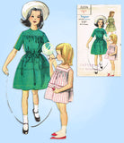  1960s Vintage Vogue Sewing Pattern 5258 Toddler Girls Dress w Cinched Waist Sz 5 - Vintage4me2