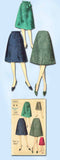 1960s Vintage Vogue Sewing Pattern 5321 Easy Misses Day Skirt Size 28 Waist