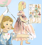 1960s Vintage Vogue Sewing Pattern 5328 Toddler Girls Tyrolean Dress Set Size 6 - Vintage4me2