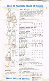 1960s Original Vintage Vogue Pattern 5431 Toddler Girls Dress Paris Design Sz 6