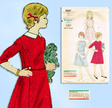 Vogue 5661: 1960s Simonetta Designer Girls Dress Size 7 Vintage Sewing Pattern - Vintage4me2