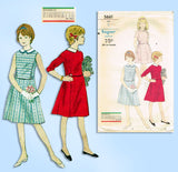 Vogue 5661: 1960s Simonetta Designer Girls Dress Size 7 Vintage Sewing Pattern - Vintage4me2