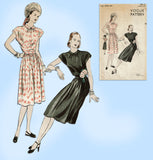 Vogue 5785: 1940s Lovely Misses Day Dress Size 30 Bust Vintage Sewing Pattern