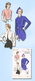 1940s Vintage Vogue Sewing Pattern 6311 Misses Bolero Jacket Set Size 14 32 Bust