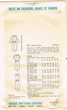 Vogue 6329: 1960s Uncut Misses Day Dress Size 34 B Vintage Sewing Pattern