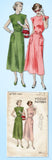 1940s Vintage Vogue Sewing Pattern 6759 Easy Misses Street Dress Size 16 34 Bust
