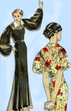 Vogue 6976: 1930s Stunning Misses Dinner Dress Sz 34 Bust Vintage Sewing Pattern