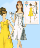 Vogue 7047: 1960s Uncut Misses Flared Cocktail Dress 36B Vintage Sewing Pattern
