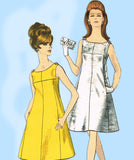Vogue 7047: 1960s Uncut Misses Flared Cocktail Dress 36B Vintage Sewing Pattern