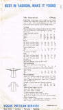 1960s Original Vintage Vogue Pattern 7058 Uncut Toddler Girls Dress & Coat Sz 5