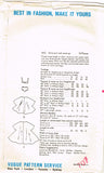 Vogue 7075: 1960s Uncut Misses Bathing Suit & Cover 36 B Vintage Sewing Pattern