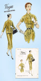 1950s Vintage Vogue Couturier Sewing Pattern 734 Misses Dress and Jacket Sz 30 B