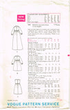 Vogue 7382: 1960s Uncut Misses Boho Dress Sz 31.5 Bust Vintage Sewing Pattern - Vintage4me2