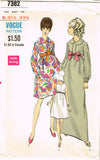 Vogue 7382: 1960s Uncut Misses Boho Dress Sz 31.5 Bust Vintage Sewing Pattern - Vintage4me2