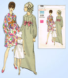 Vogue 7382: 1960s Uncut Misses Boho Dress Sz 31.5 Bust Vintage Sewing Pattern - Vintage4me2