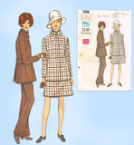 1960s Vintage Vogue Sewing Pattern 7496 Uncut Misses Pants Suiit Sz 31.5 Bust