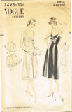1950s Original Vintage Vogue Sewing Pattern 7498 Misses Slip and Panties Sz 34 B