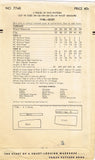 Fabric Requirements and Notions for Vogue 7748
