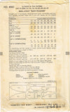 1950s Vintage Vogue Sewing Pattern 8063 Stunning Misses Swagger Coat Size 32 B