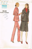 1970s Original Vintage Vogue Sewing Pattern 8120 Uncut Misses Suit Sz 34 Bust - Vintage4me2