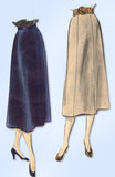 1950s Vintage Vogue Sewing Pattern 8196 Uncut Misses Day Skirt Size 28 Waist - Vintage4me2