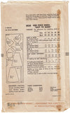 Vogue 8530: 1950s Stunning Misses Dress Size 30 Bust Vintage Sewing Pattern