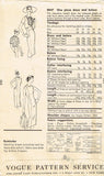 1950s Vintage Vogue Sewing Pattern 8847 Misses Wiggle Dress & Jacket Size 16