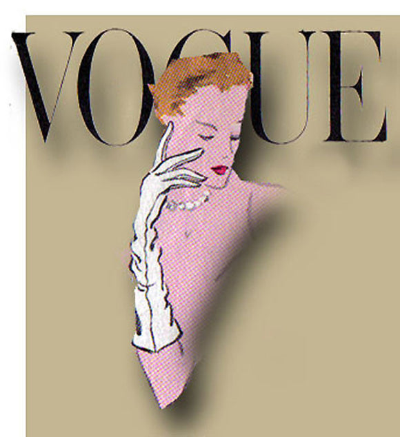 1950s Vintage Vogue Sewing Pattern 7708 Rare Misses Glove Set Size 7