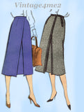 Vogue 9388: 1950s Uncut Classic Misses Skirt Sz 26 W Vintage Sewing Pattern